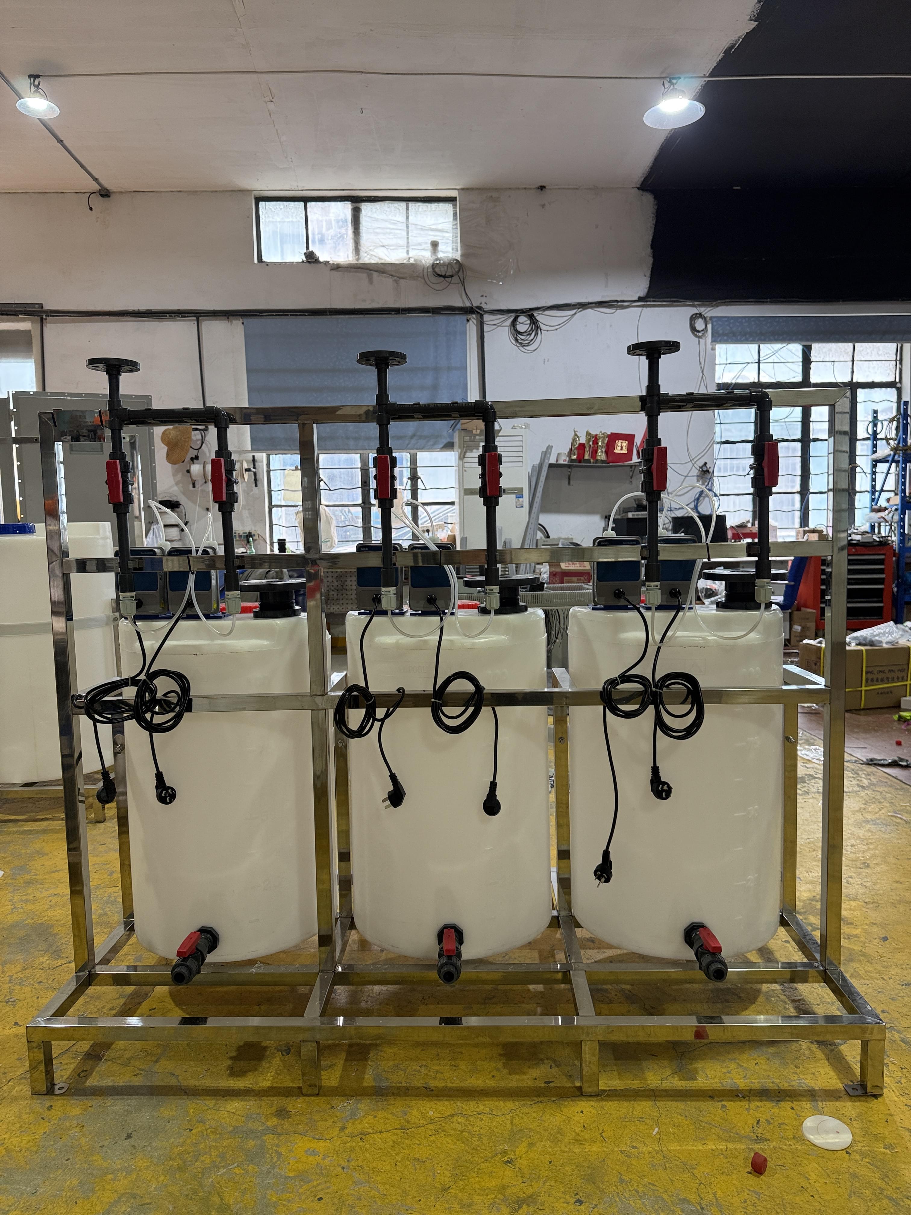 NaOH、次氨酸鈉、鹽酸加藥裝置